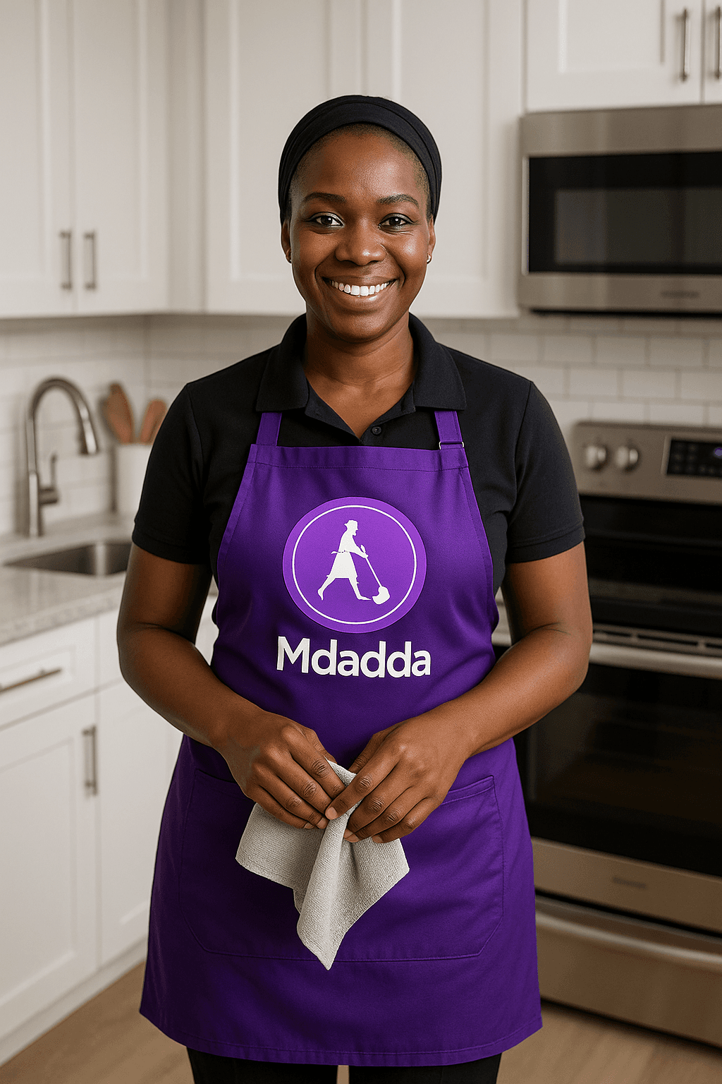 Woman using Mdada App